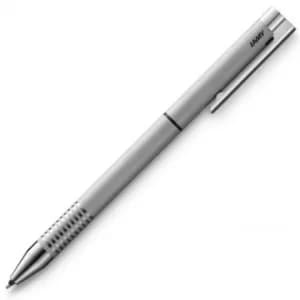 Lamy Logo Brushed Steel Twin Pen