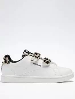 Reebok Royal Complete CLN Alt 2 Shoes, White/Black, Size 1 Older, Women