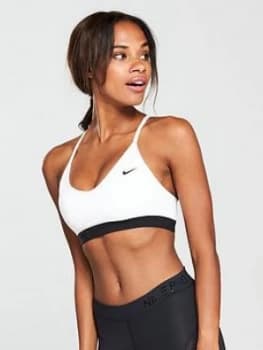 Nike Training Light Support Indy Bra White
