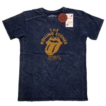 The Rolling Stones - NYC '75 Unisex Large T-Shirt - Blue