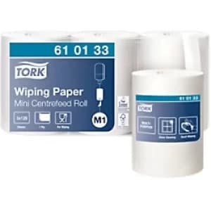 Tork Wiping Paper M1 Advanced 1 Ply Centrefeed White 3 Rolls of 771 Sheets