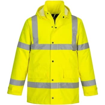 Portwest S460 - Yellow Sz 7XL Hi-Vis Traffic Jacket Coat Reflective Visibility