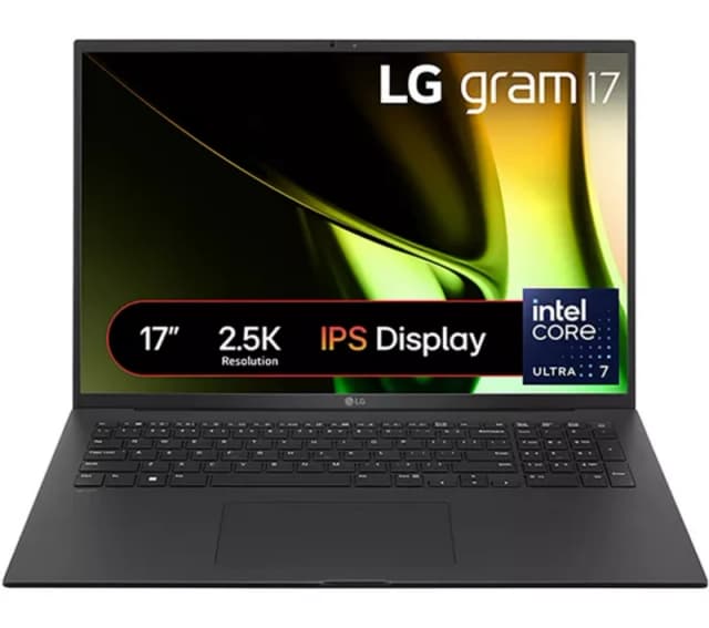 LG Gram 17Z90S-G.AD7BA1 17" Laptop - Intel Core Ultra 7, 2 TB SSD, Black 8806096045411