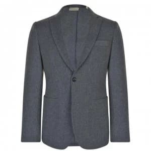 DKNY Pocket Blazer - Smoke Heather