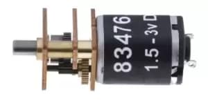 RS PRO Brushed Geared DC Geared Motor, 0.58 W, 3 V, 4 mNm, 1350 rpm, 3mm Shaft Diameter