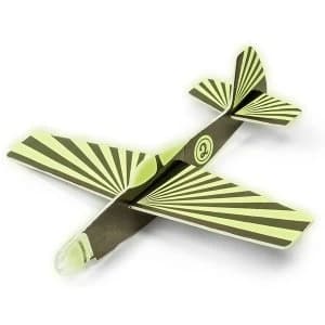 Glow In The Dark Poly Glider Plane