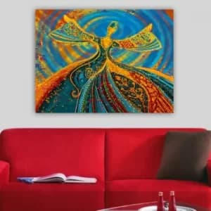 1203306835_70100 Multicolor Decorative Canvas Painting