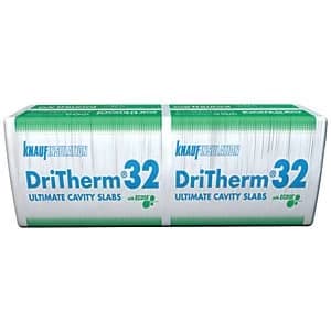 Knauf Insulation Earthwool Dritherm Cavity Slab 32 Ultimate 100mm