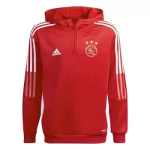 adidas AJAX TK Hoodie Junior Boys - Red