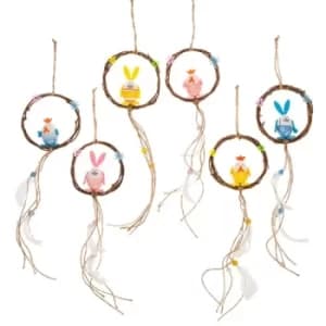 Easter Fun Bunny Chick Wreath
