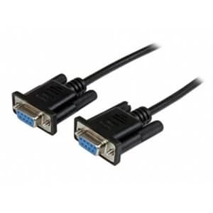 StarTech 2m Db9 Rs232 Serial Null Modem Cable Ff black