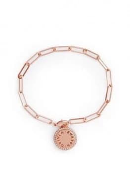 Olivia Burton Bejewelled Classics Bejewelled Classics Disc Chain Bracelet Rose Gold