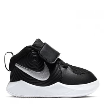Nike Team Hustle D 9 Baby/Toddler Shoe - Black/Silver