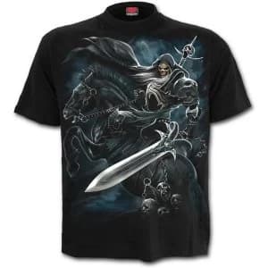 Grim Rider Mens Large T-Shirt - Black