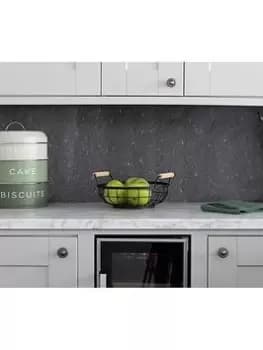D-C-Fix Dark Hexagon 3D Waterproof Splashback Wallpaper - 67.5Cm X 4M