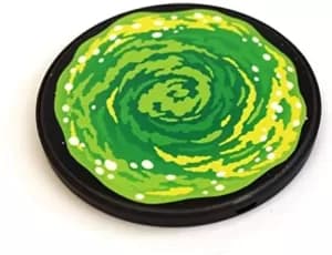 RICK AND MORTY Rick and Morty-10watt Fast Wireless charger-Fast QI Induction charger-Compatible with iPhone X,8/8plus, Samsung S9/S8/S8plus/S6Edge/Not