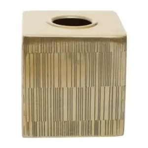 Interiors By Ph Aluminium Tissue Box Gold Finish