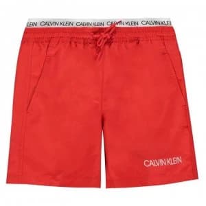 Calvin Klein Calvin Double Band Swim Shorts - High Risk