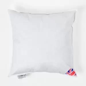 Duck Down Cushion Pad 60 x 60cm (24 x 24) - White - Homescapes