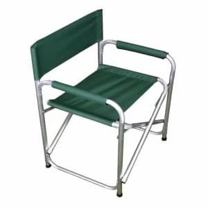 Zexum Folding Directors Canvas Garden Chair - Green