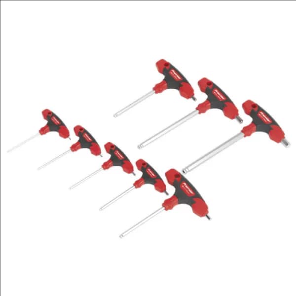 Genuine SEALEY AK7144 Ball-End Hex Key Set 8pc T-Handle Metric