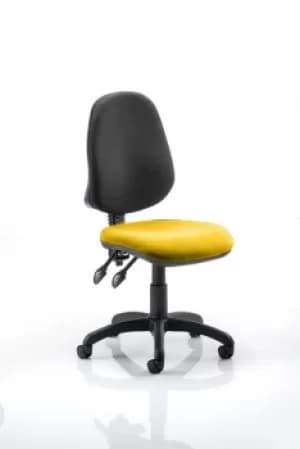 Eclipse II Lever Task Operator Chair Bespoke Colour Seat Yellow
