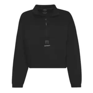 Superdry Bat Zip Top - Black