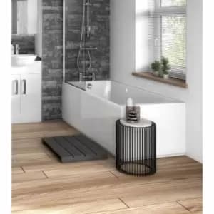 Hudson Reed Fusion 1700Mm Bath Front Panel & Plinth - Gloss White