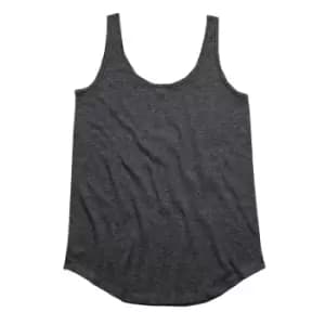 Mantis Womens/Ladies Loose Fit Sleeveless Vest Top (L) (Charcoal Grey Melange)
