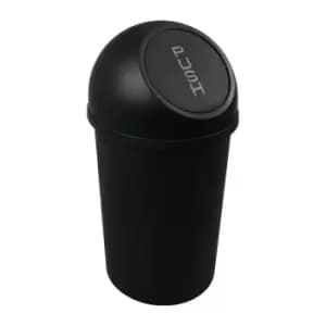 Poubelle H490xD.253mm 13 l noir HELIT