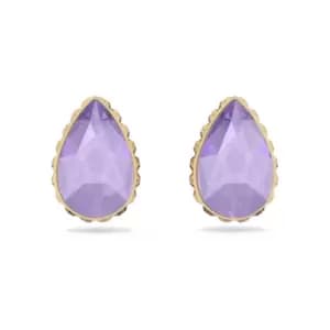 Orbita Stud Drop Cut Multicolored Gold-tone Plated Earrings 5641405