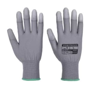 Portwest PU Fingertip Gloves Grey M