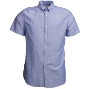 Barbour Mens Oxford 3 S/S Tailored Shirt Pink Small