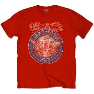 Aerosmith - Aero Force Unisex Large T-Shirt - Red