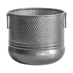 Crossland Grove Feltham Planter Small Nickel Antique 265x265x260Mm