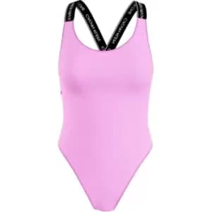 Calvin Klein Scoop One Piece-Rp - Purple