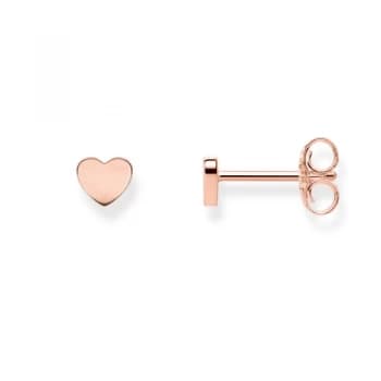 Ladies Thomas Sabo Rose Gold Plated Sterling Silver Glam & Soul Stud Earrings