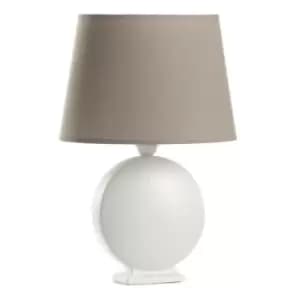 Onli Zen Table Lamp With Round Tapered Shade, Fabric Shades