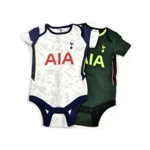 Spurs Two Pack Body Suit Home and Away 0-3 Months