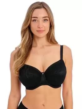 Fantasie ENVISAGE UNDERWIRED FULL CUP SIDE SUPPORT BRA - Black, Size 34F, Women