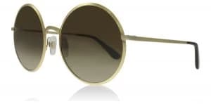 Dolce & Gabbana DG2155 Sunglasses Gold 129713 56mm