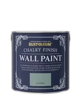 Rust-Oleum Chalky Wall Paint Coastal Blue 2.5L