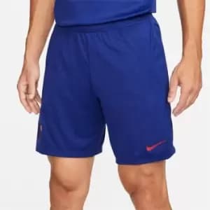 Nike Barcelona Strike Mens Nike Dri-FIT Knit Soccer Shorts - Blue