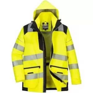 PW367YBRL - sz l PW3 Hi-Vis 5-in-1 jacket Yellow/Black - Yellow/Black - Portwest