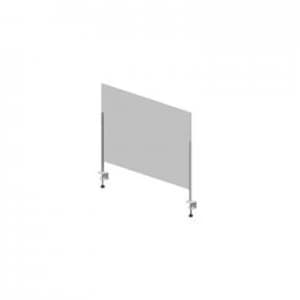 Hygiene Tech Protective screen perspex 0.5M high with desk clamps 50cm x 75cm x 4mm