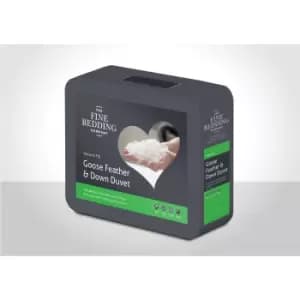Fine Bedding Company Goose Feather & Down Duvet, 10.5 Tog, Super King