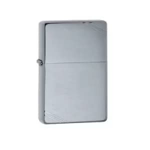 Zippo Vintage With Slashes Brushed Chrome Windproof Lighter