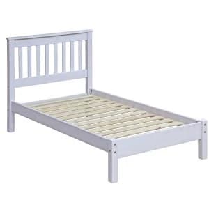 Halea Pine 3 Single Bed White