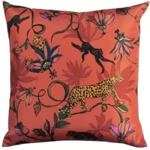 Wildlife Outdoor Cushion Orange