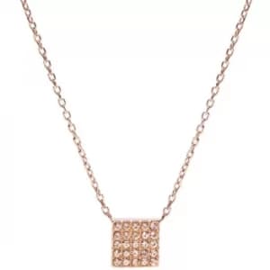 Ladies Fossil PVD rose plating Glitz Necklace